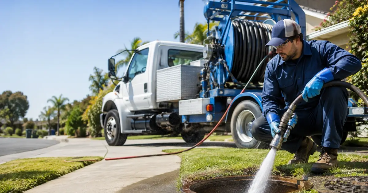 Hydro jet sewer cleaning Onyx